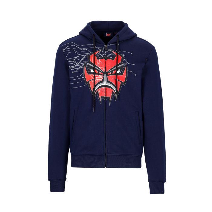 Zipped hoodie Man Fabio Quartararo - Diablo Logo