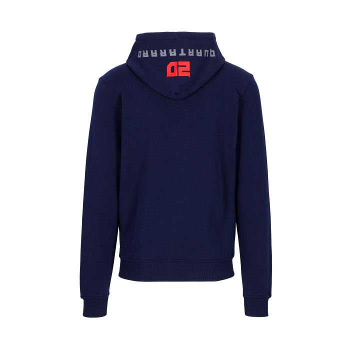 Zipped hoodie Man Fabio Quartararo - Diablo Logo