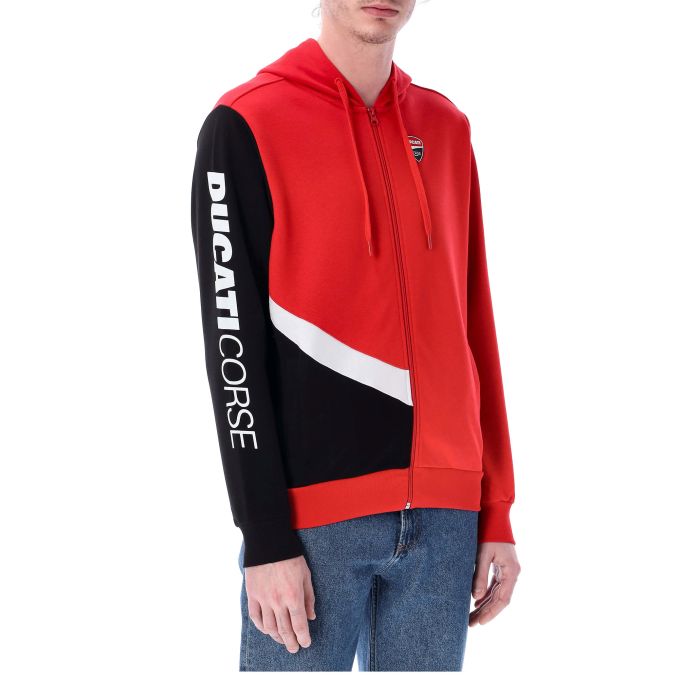 Sudadera con capucha para hombre Ducati Racing - Parche Ducati