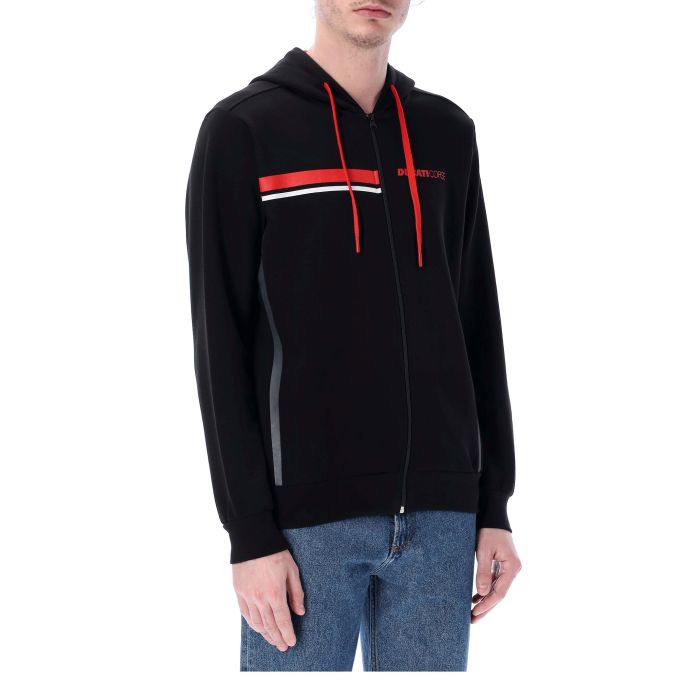 Sudadera hombre Ducati Racing - Ducati Corse rayas