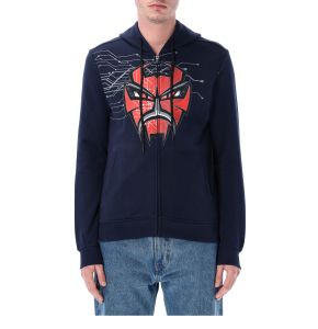 Zipped hoodie Man Fabio Quartararo - Diablo Logo