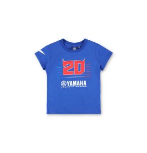 T-shirt enfant Fabio Quartararo Yamaha Factory Racing - Grand 20 et logo Yamaha