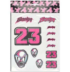 Large stickers Enea Bastianini - Bestia23