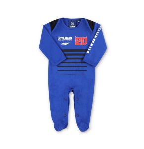 Baby onesie Fabio Quartararo Yamaha Factory Racing - Logos with horizontal bands